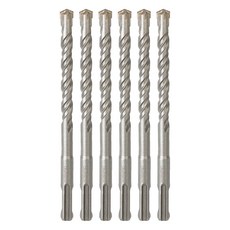 WORKPRO SDS Giri 4 刀片 6 x 110 mm WP401300, 6個