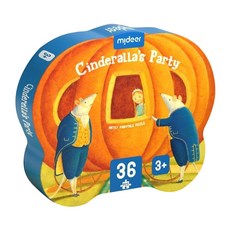 mideer 童話藝術拼圖 灰姑娘, 1盒, 36PCS