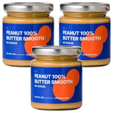 라잇 100% 땅콩버터 스무스, 200g, 3개