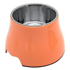 台寵北歐寵物高碗 L, 橘色, 1個