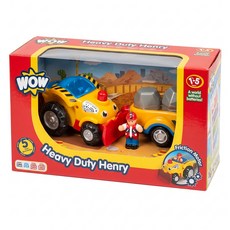 WOW Toys 驚奇玩具 砂石車 亨利, Yellow, Blue, Red, 1組