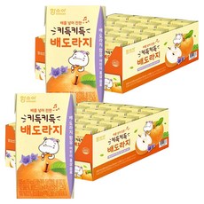 함소아 키득키득 배도라지 음료, 125ml, 48개