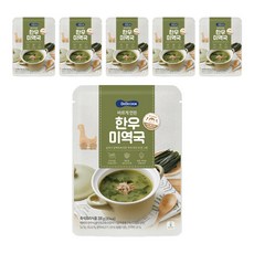 베베쿡 유아용 바르게 만든 한우 미역국, 200g, 6개