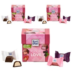 Ritter Sport Choco Cubes優格方塊巧克力 隨機出貨, 176g, 3盒