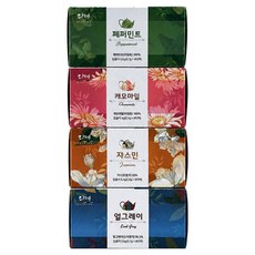綜合花茶組, 茉莉花茶+伯爵紅茶+洋甘菊茶+薄荷茶, 1組