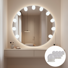 LENA ENERGY LENA 美妝燈 化妝臺燈 1W, 基礎珍珠, 1個