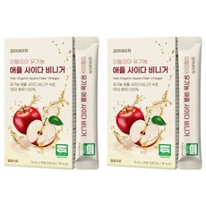 모어네이처 유기농 애플 사이다 비니거 스틱, 225ml, 2개
