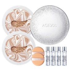 AGE20'S 閃光盒 + 補充裝 12.5g x 2p + 安瓿 10ml x 4p, 白色米色(21號), 1組