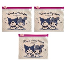 KUROMI 酷洛米 夾鏈袋, 3個, 1組