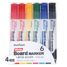 munhwA 白板筆組, 6色, 4套