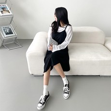 잘빠진 아일리 A롱 나시 원피스