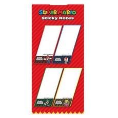 任天堂 造型便利貼/SUPER MARIO, 超級瑪利歐 紅色 + 藍色 + 綠色 + 黃色, 1組