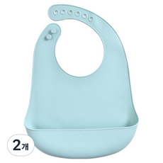 Flexline 老人病患矽膠圍兜, 綠色, 2個