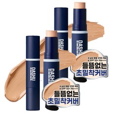 다슈 맨즈 멀티 커버 스틱 파운데이션 SPF50+ PA++++ 23호-24호 12g, 2개, 02 뉴트럴베이지