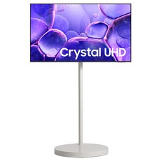 삼성전자 4K UHD Crystal TV + 무빙스타일 라이트 화이트 세트, 108cm, KU43UF8000FXKR(TV), HA-MTS1S43WHT(스탠드), 스탠드형, 방문설치