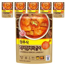 오뚜기 청주식 돼지김치짜글이, 450g, 6개