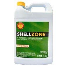 Shell 殼牌 Shellzone 濃縮水箱精 3.785L 抗凍劑+引擎冷卻劑 防腐蝕保護, 1桶, 所有車型
