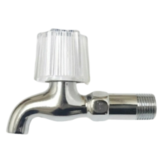 水晶長栓 和成頭銅皮芯 台灣製造6分皮芯, 8.3 x 12cm, 1個