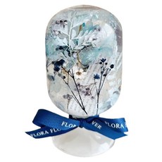 植物標本水晶球浮游花夜燈組 水藍色系, 星辰藍