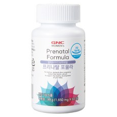 GNC 프리나탈 포뮬라 멀티비타민 99g, 60정, 1개
