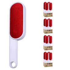 小麥購物 神奇衣物除毛刷 Y629 56g, 16個, 白色