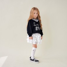 MARI N MORI 兒童蕾絲V領層次長褲上下裝套組