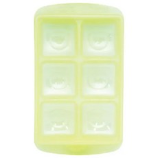 EDISON mama 離乳食冷凍分裝盒 L 6格, 270ml, 綠色, 1個