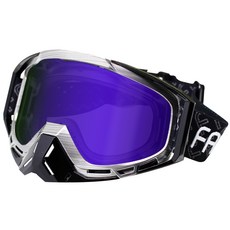 FANTON 滑雪鏡+小袋 隨機發貨 RS990SB, 藍色 Revo + 金屬銀