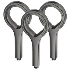 Winprice Handyflower精緻輕量型淋浴蓮蓬頭, 灰色, 3個