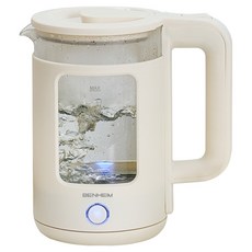 Benheim 大容量雙層隔熱無線玻璃電熱水壺 1.5L, BKK001
