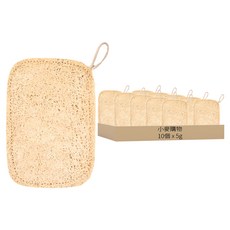 小麥購物 絲瓜絡洗碗刷 G689 10 x 7cm 5g, 1組, 10個