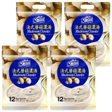 3點1刻 法式蘑菇濃湯 12包入, 216g, 4袋