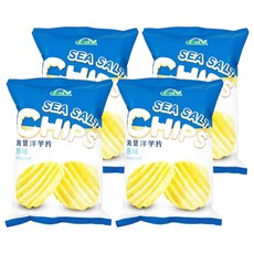 統一生機 海鹽洋芋片 原味, 50g, 4包