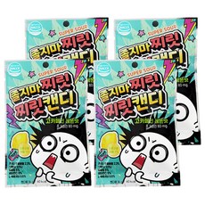 졸지마 찌릿찌릿 캔디 고카페인 레몬맛, 16g, 4개