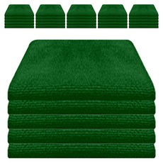 沃德克林 多功能超細纖維抹布 小型 綠色, 30個