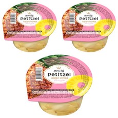 쁘띠첼 과일젤리 파인애플, 210g, 3개