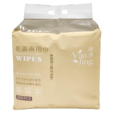 Yan Jing 妍淨 乾濕兩用巾 珍珠款 凹凸織法設計 深層清潔, 1入, 1包