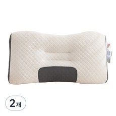 마샤투 3D 워셔블 경추베개, 화이트, 2개