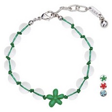 빈티지헐리우드 여성용 비비드 옥살리스 플라워 팔찌 VH2336BR004B