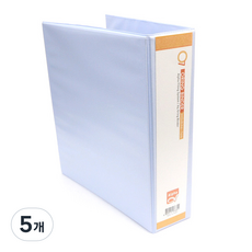 Alpha 透明O型活頁夾 A4 3孔 7cm, 混合顏色, 5個