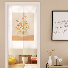 花園雙開門簾, 北歐花瓶, 120 x 85cm