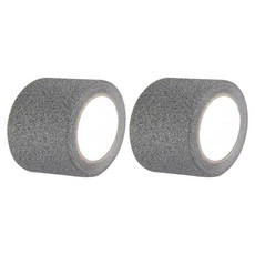 파리박사 미끄럼 방지 야외 실내 욕실용 스티커 테이프, 2개, 그레이