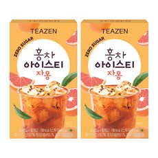TEAZEN 茶禪 紅茶隨身包 葡萄柚冰茶口味, 5g, 10條, 2盒