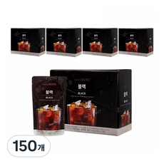 카페베네 커피파우치 블랙, 190ml, 150개