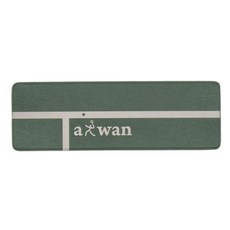 收納王妃 羽球決勝點 殺球系列 珪藻土洗漱墊 24 x 8 x 0.9cm, 決勝線 綠色, 3個