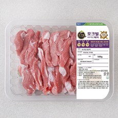 포크빌 한돈팩 등심덧살 구이용 (냉장), 500g, 1개