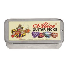 Alice 鐵盒裝pick彈片盒 Set 24片, 1盒