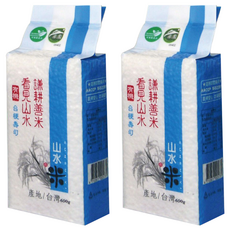 山水米 謙耕善米 有機台梗壽司米, 600g, 2個, 一等