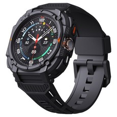 KANTAM Galaxy Watch Ultra 錶帶 手環 一體式 47mm, 1個, 黑色