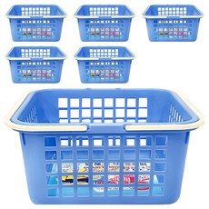 GIMI 吉米 小提籃 K-612 29.4 x 27.2 x 14cm 6個, 顏色隨機, 1組